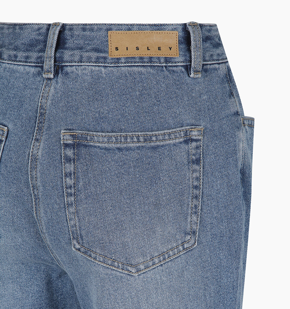 TROUSERS - sisley k jeans flare & bootcuts - Blue | Sisley K image number 5